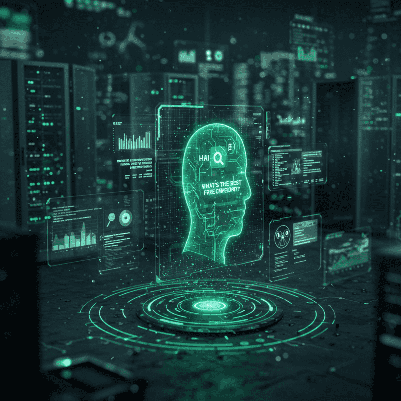 Monitor com IA generativa nas buscas orgânicas em 2025.