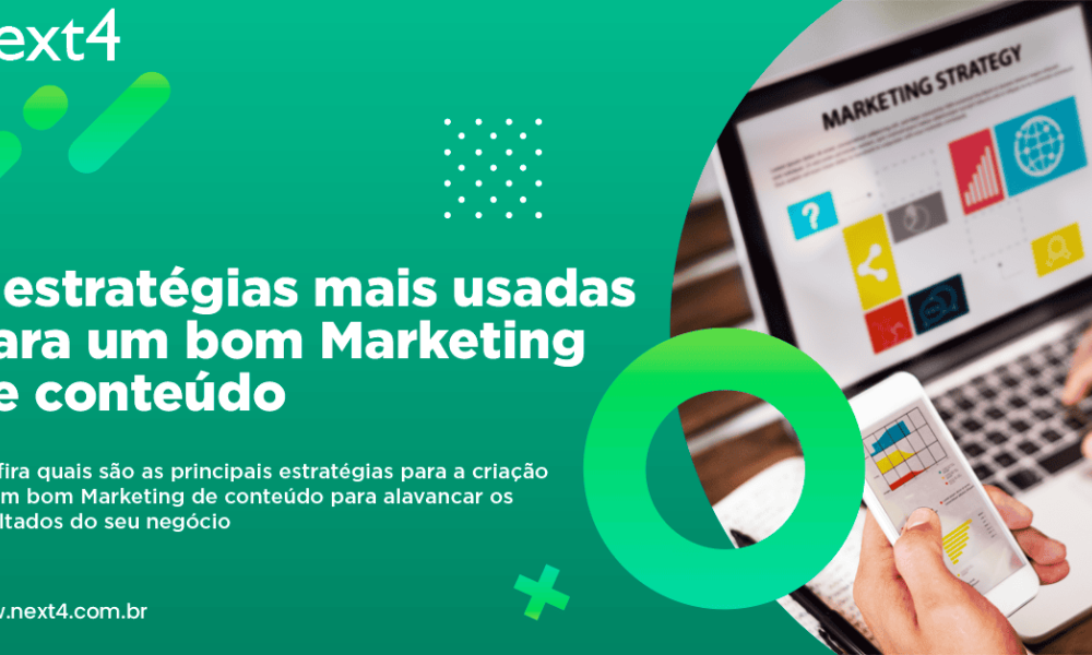 4 estratégias mais usadas para um bom Marketing de conteúdo