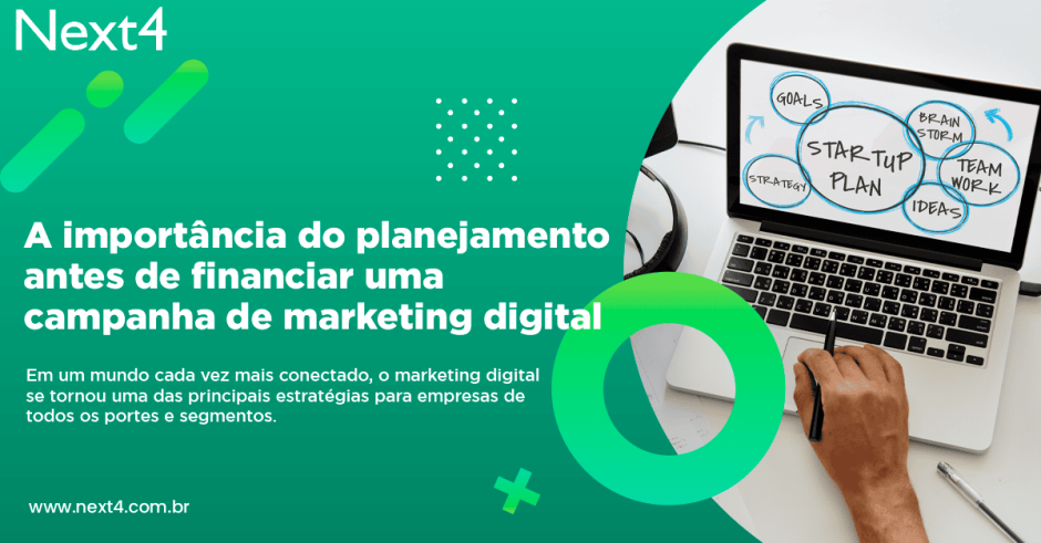 A importância do planejamento antes de financiar uma campanha de marketing digital